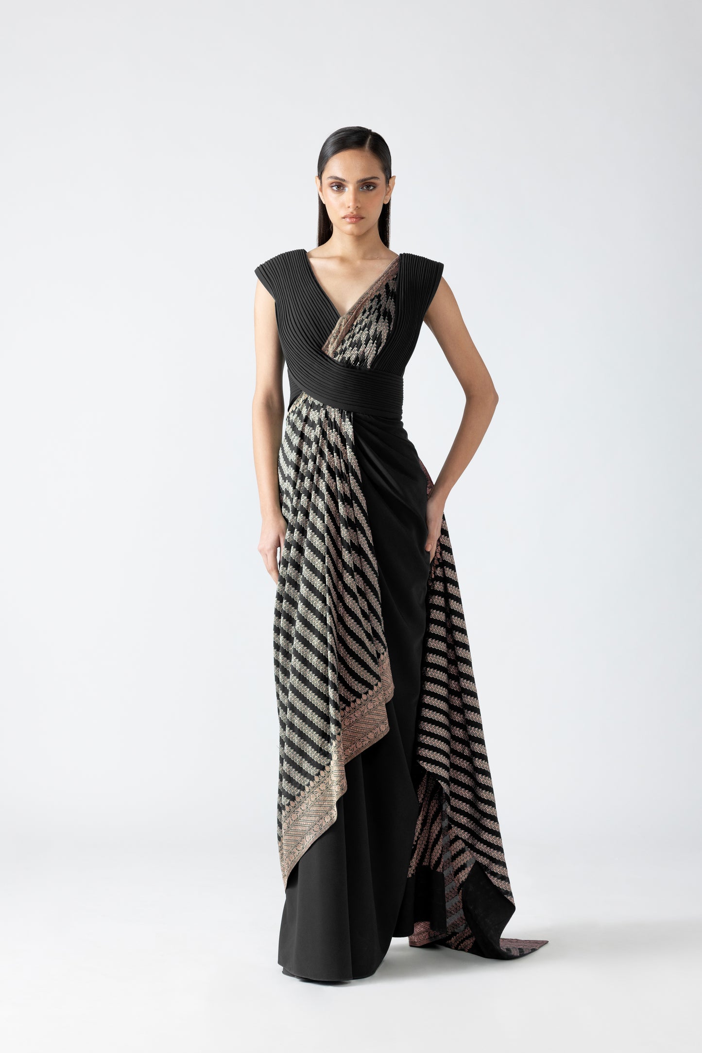 Moulded Banarsi Gown