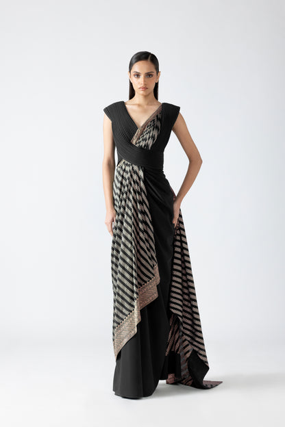 Moulded Banarsi Gown