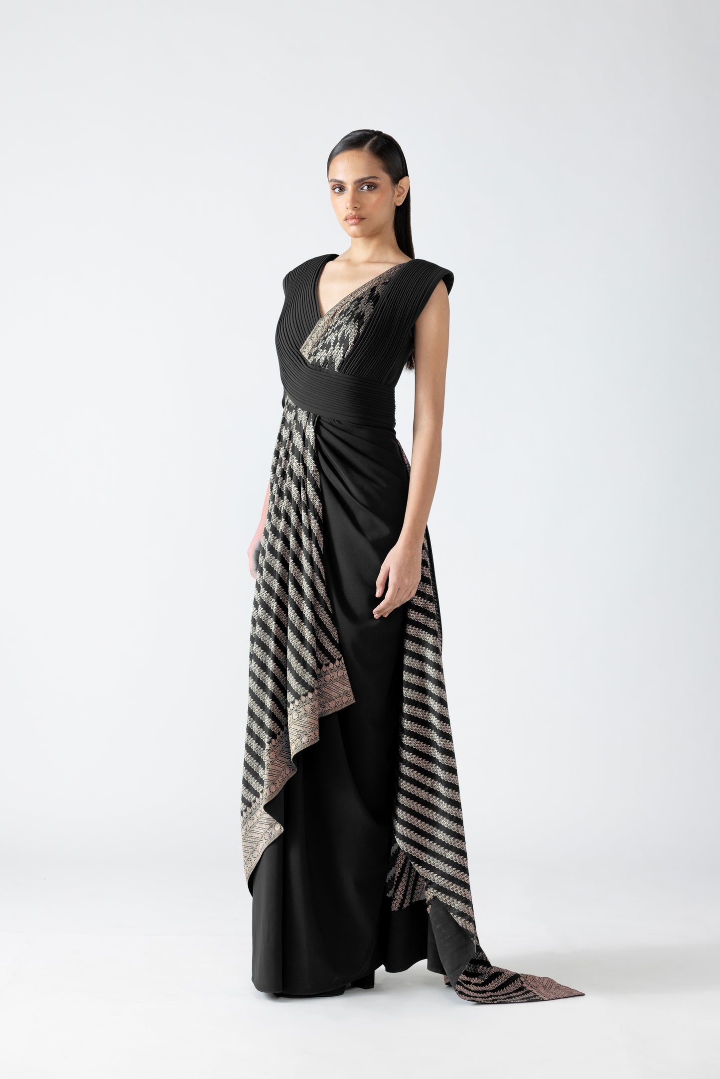 Moulded Banarsi Gown