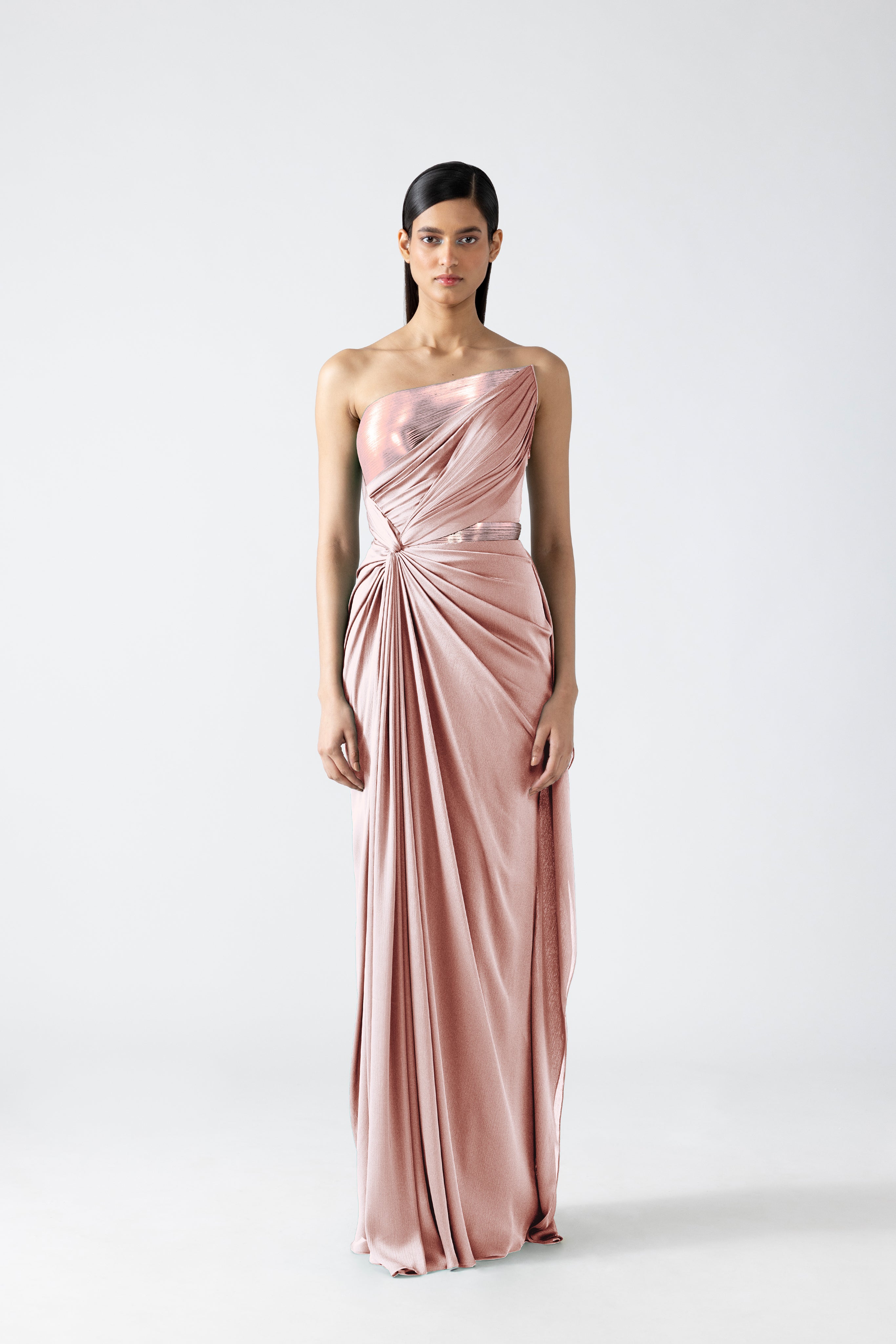 Moulded Metallic Gown