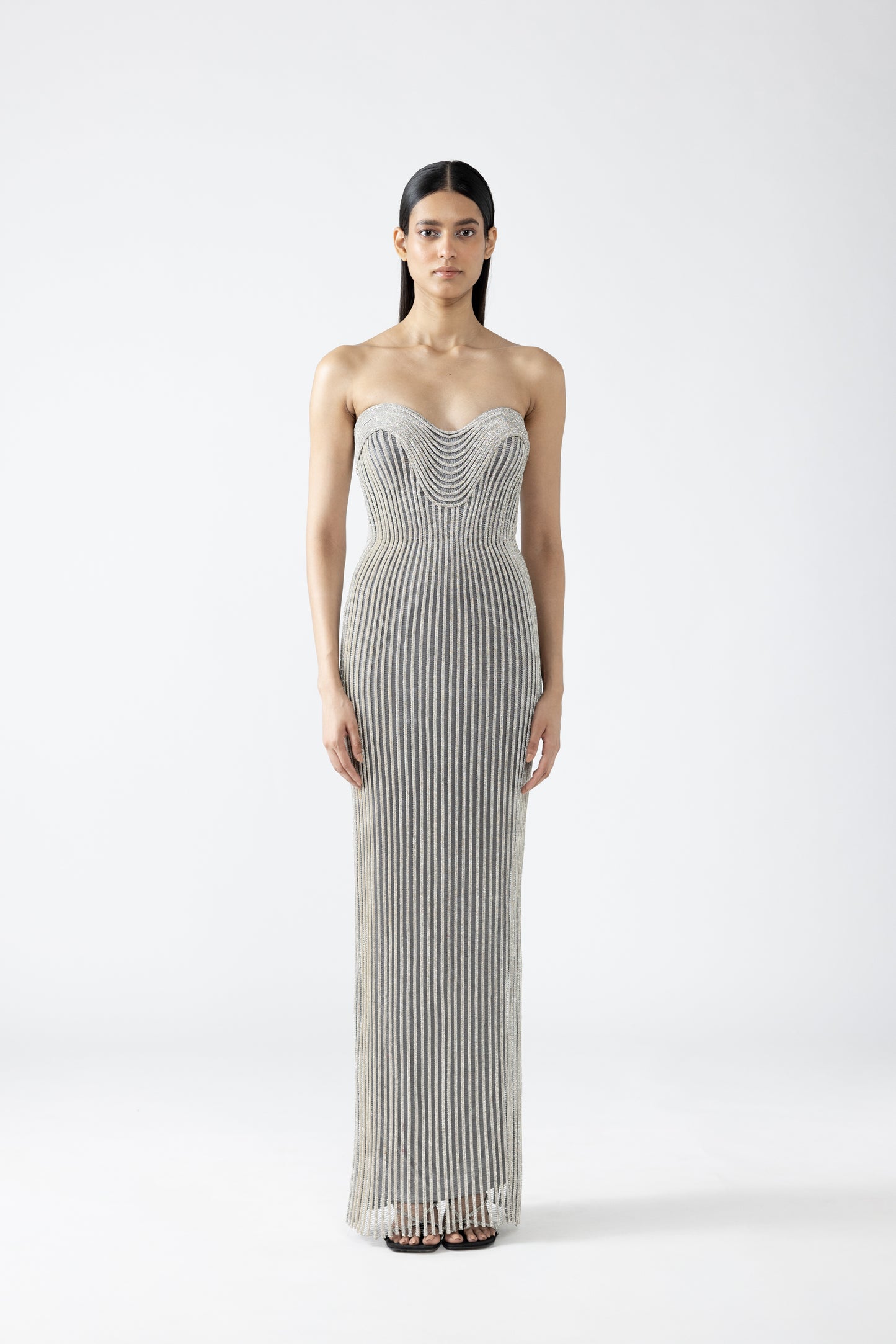 Moulded Crystalvein Gown