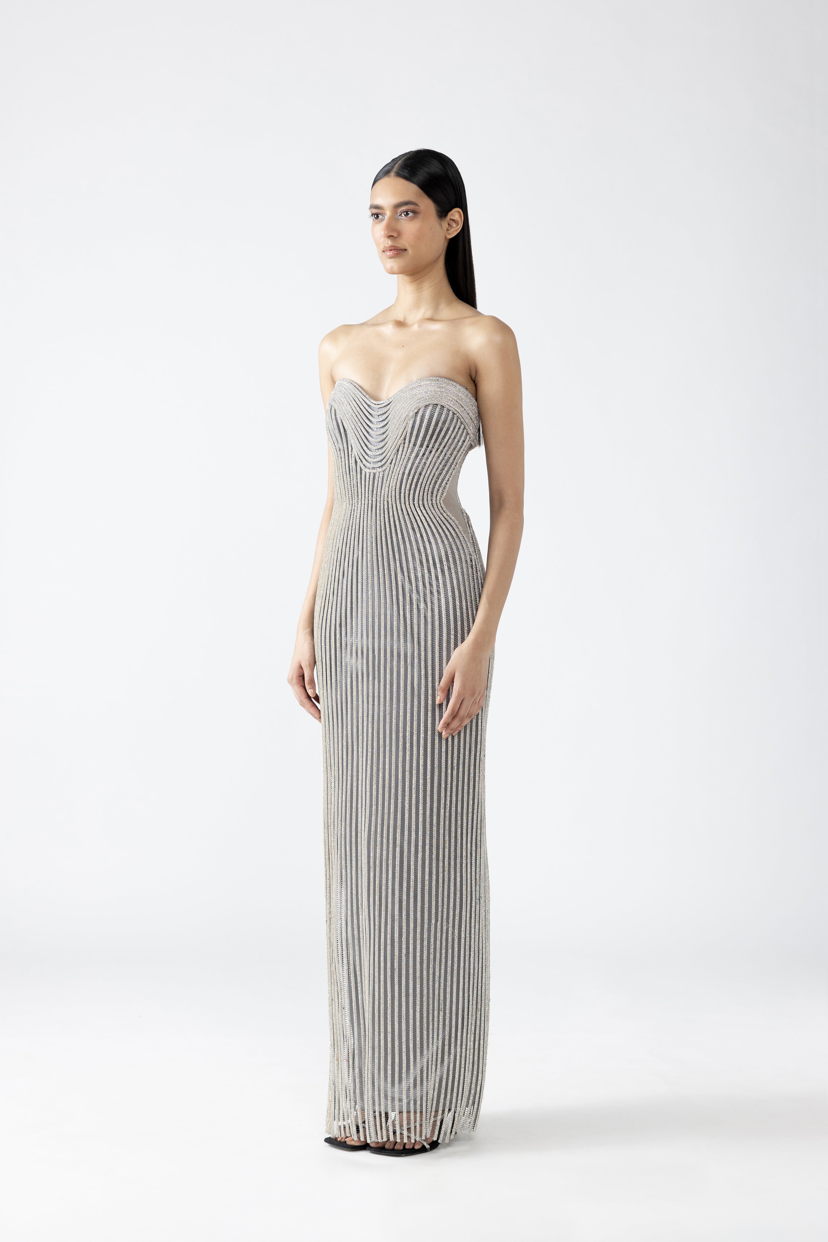 Moulded Crystalvein Gown