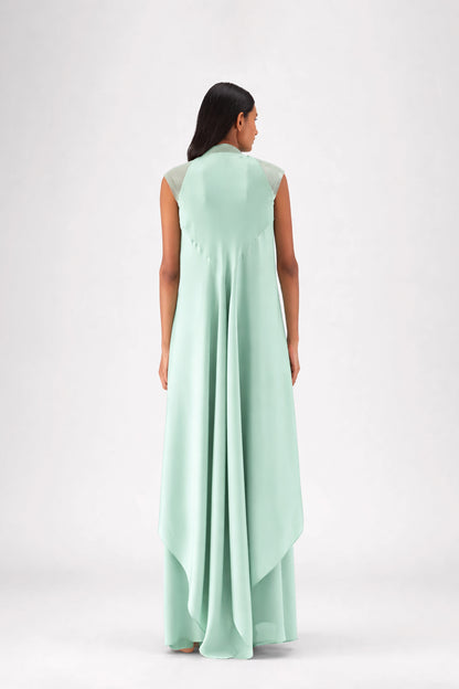 Metallic Layered Dress