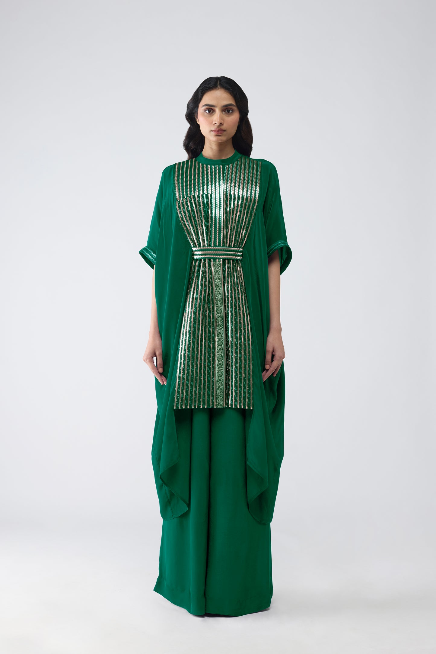 Banarsi Panelled Long Shirt