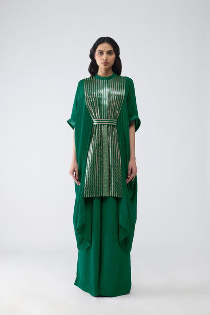 Banarsi Panelled Long Shirt