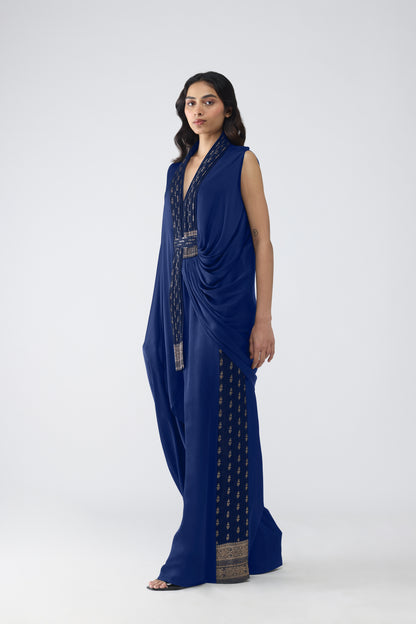 Banarsi One-Sleeve Cape Set