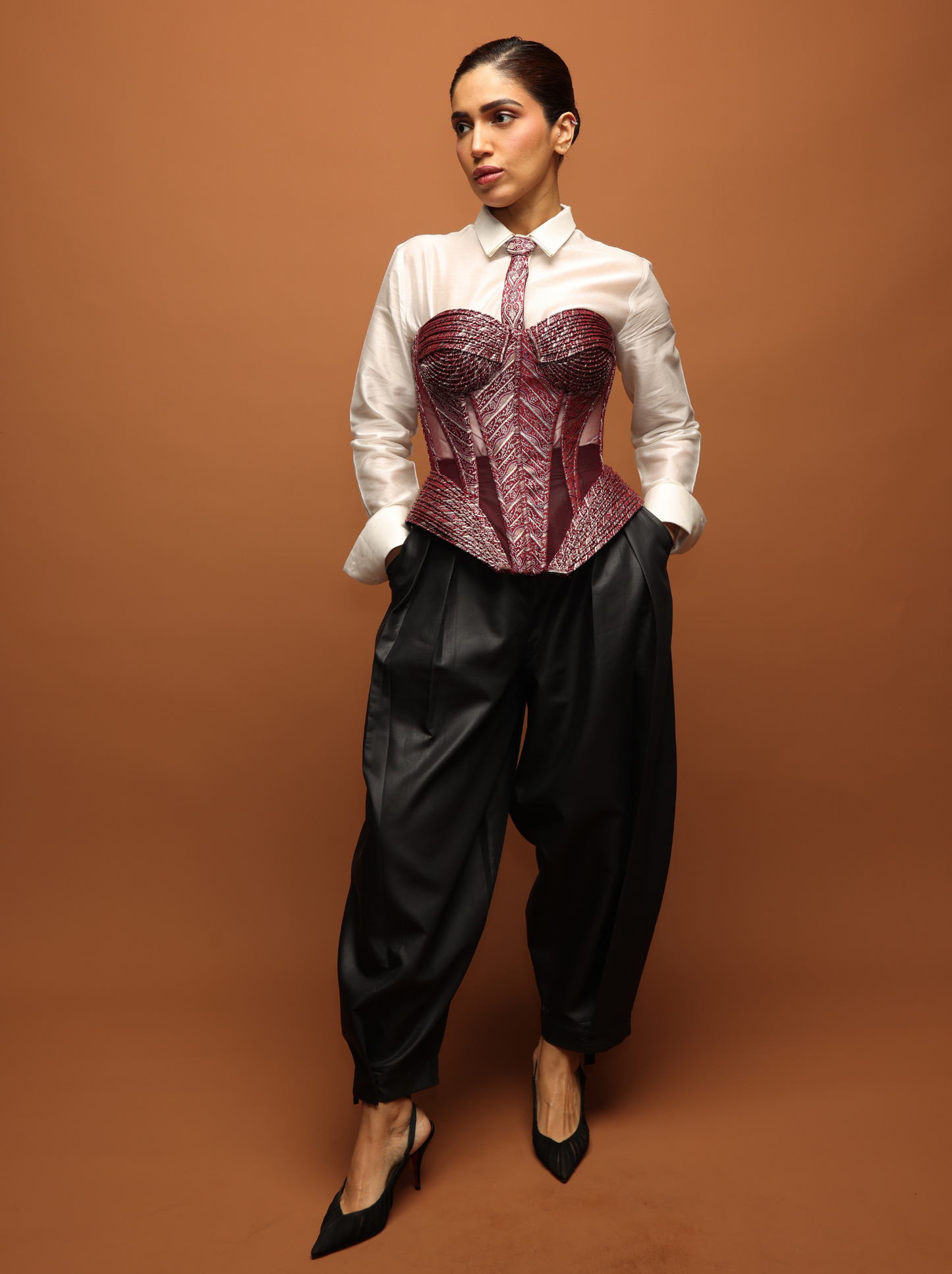 Corded Banarsi Corset