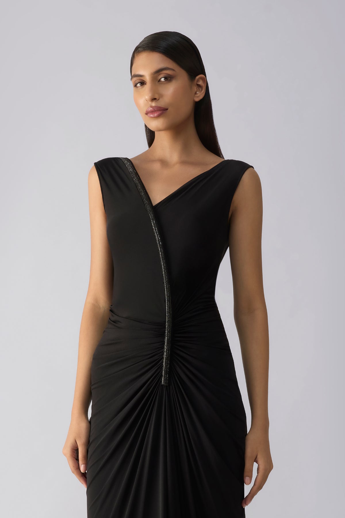 Draped Crystalvein Dress