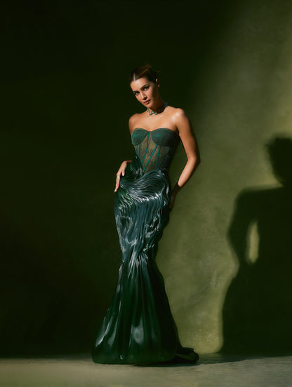 KRITI SANON IN MICRO-BEADED CORSET GOWN