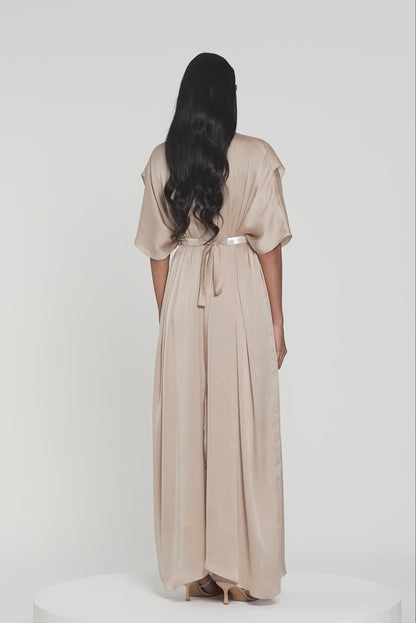 Pleated Layered Dress