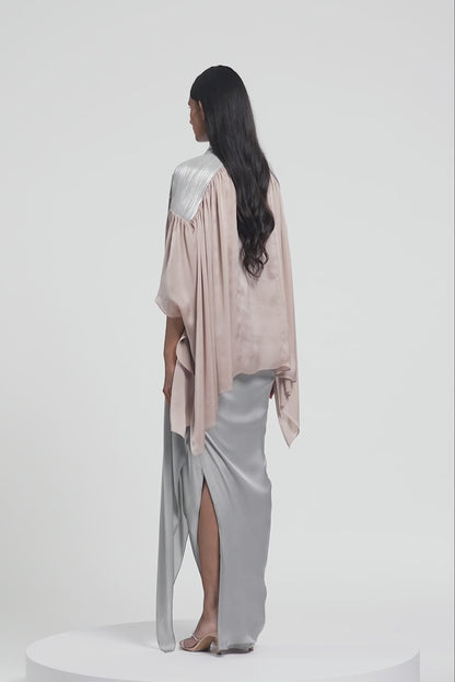 Corded Structured Cape Set