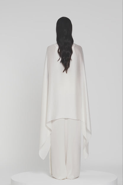 Metallic Structured Cape