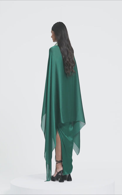 Metallic Structured Cape