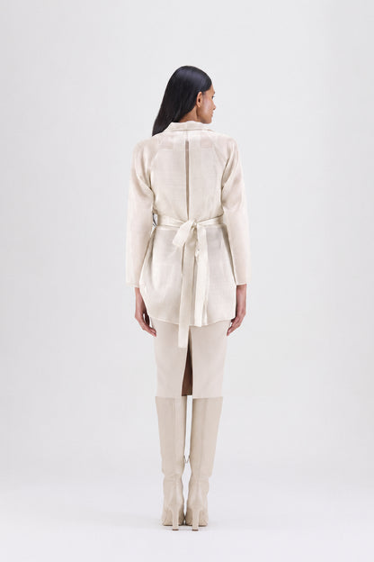 Draped Wrap Shirt