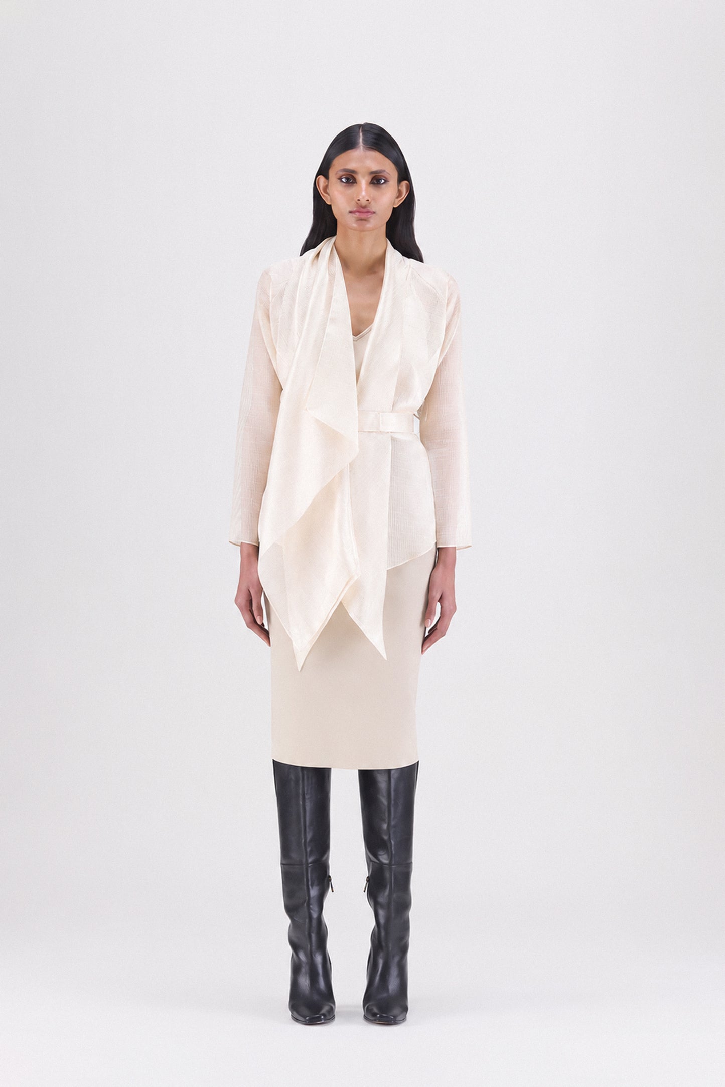Draped Wrap Shirt