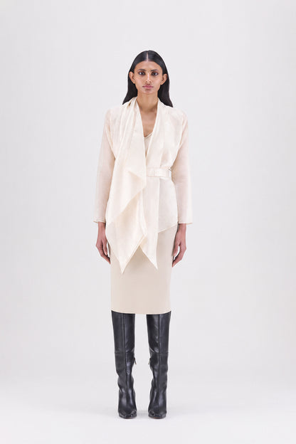 Draped Wrap Shirt